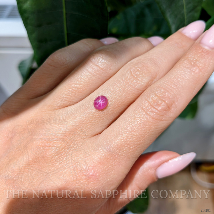 1.23 Ct. Star Ruby from Mozambique