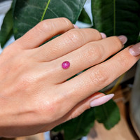 0.69 Ct. Star Ruby from Mozambique Life Style