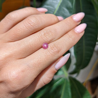 0.94 Ct. Star Ruby from Mozambique Life Style