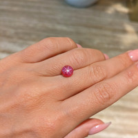 2.60 Ct. Star Ruby from Mozambique Life Style