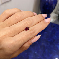 0.82 Ct. Ruby from Mozambique Life Style