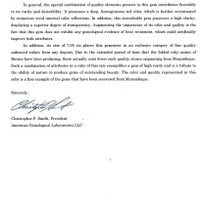 7.03 Ct. Ruby from Mozambique Scan Report