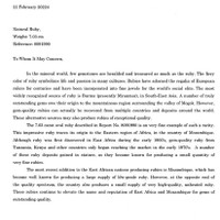 7.03 Ct. Ruby from Mozambique Scan Report