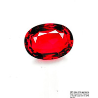 7.03 Ct. Ruby from Mozambique Scan Report