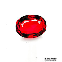 7.03 Ct. Ruby from Mozambique Scan Report