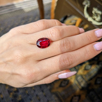 7.03 Ct. Ruby from Mozambique Life Style