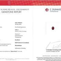 4.04 Ct. Ruby from Mozambique Scan Report