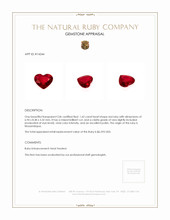 1.62 Ct. Ruby from Mozambique Appraisal