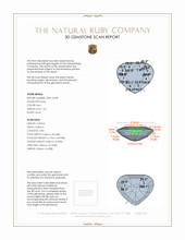 1.62 Ct. Ruby from Mozambique 3 D Scan Report