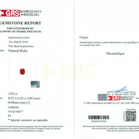3.02 Ct. Ruby from Mozambique Scan Report