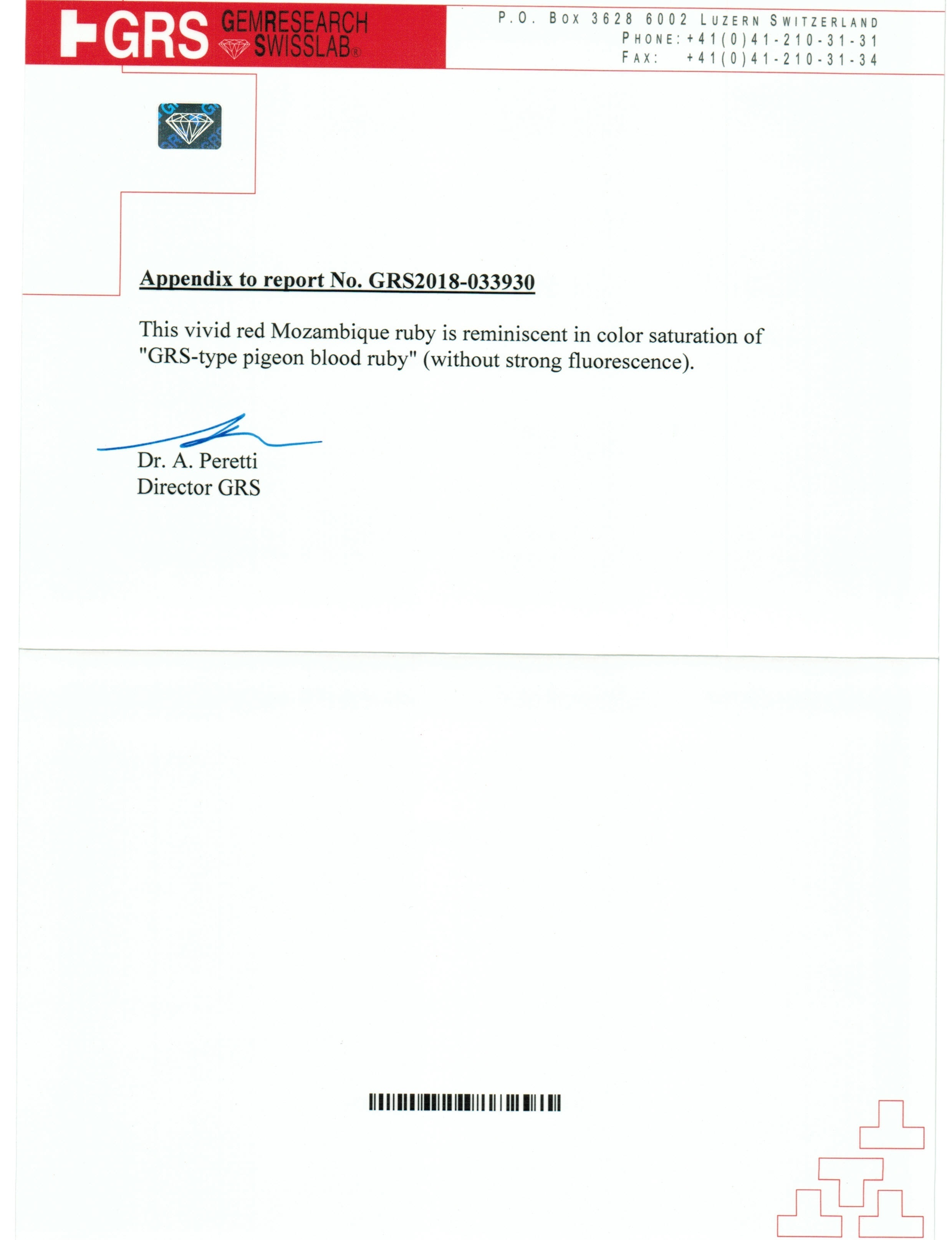 3.02 Ct. Ruby from Mozambique