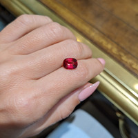 3.02 Ct. Ruby from Mozambique Life Style