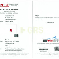 3.11 Ct. Ruby from Madagascar Scan Report