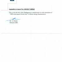 3.11 Ct. Ruby from Madagascar Scan Report