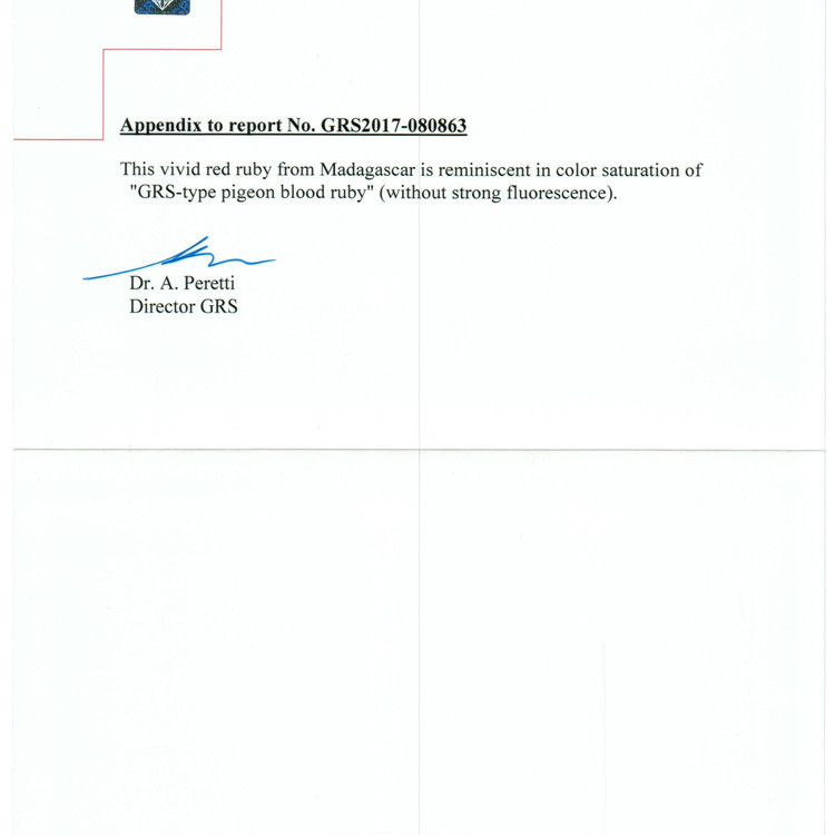 3.11 Ct. Ruby from Madagascar