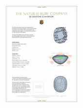 3.11 Ct. Ruby from Madagascar 3 D Scan Report