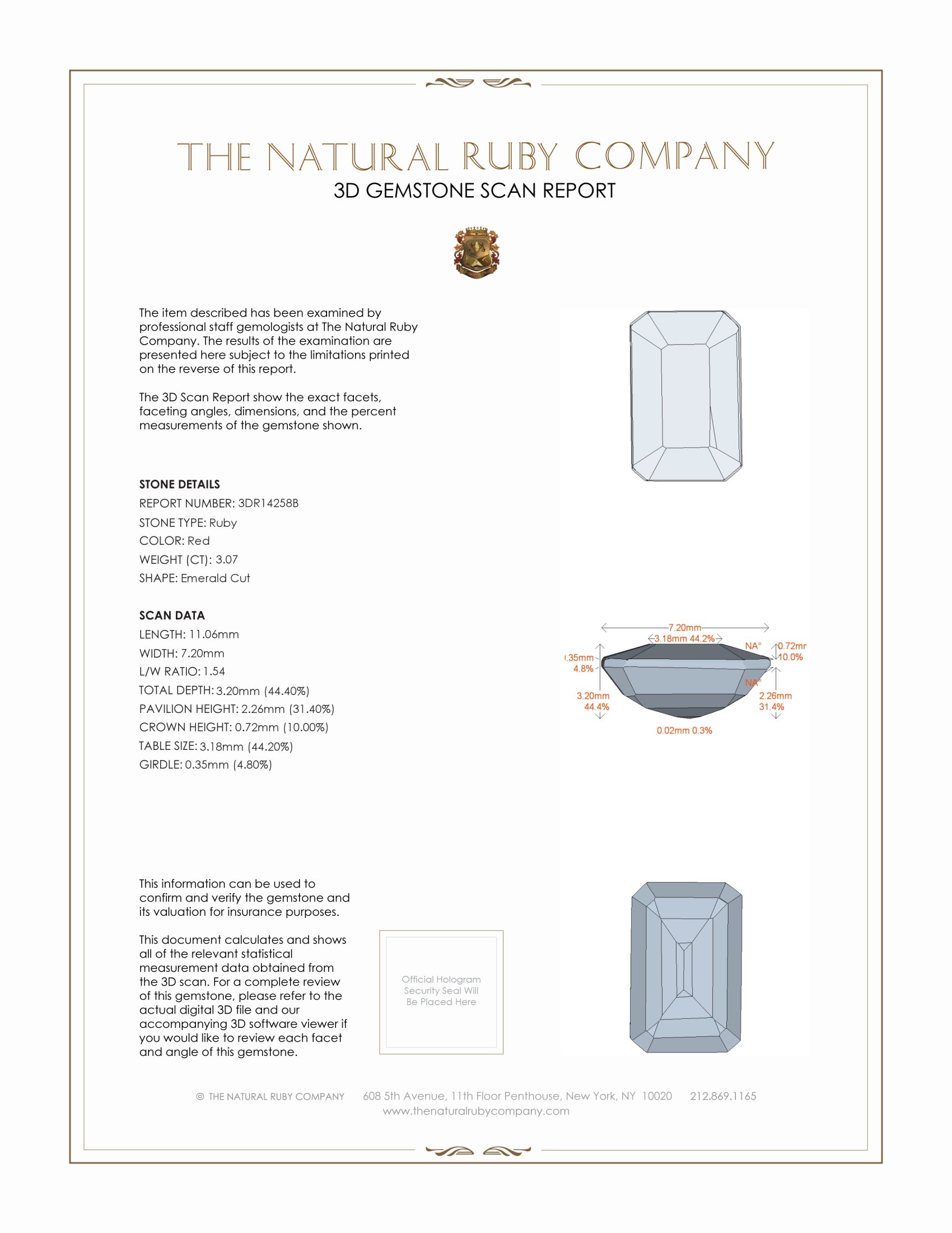 3.07 Ct. Ruby from Mozambique