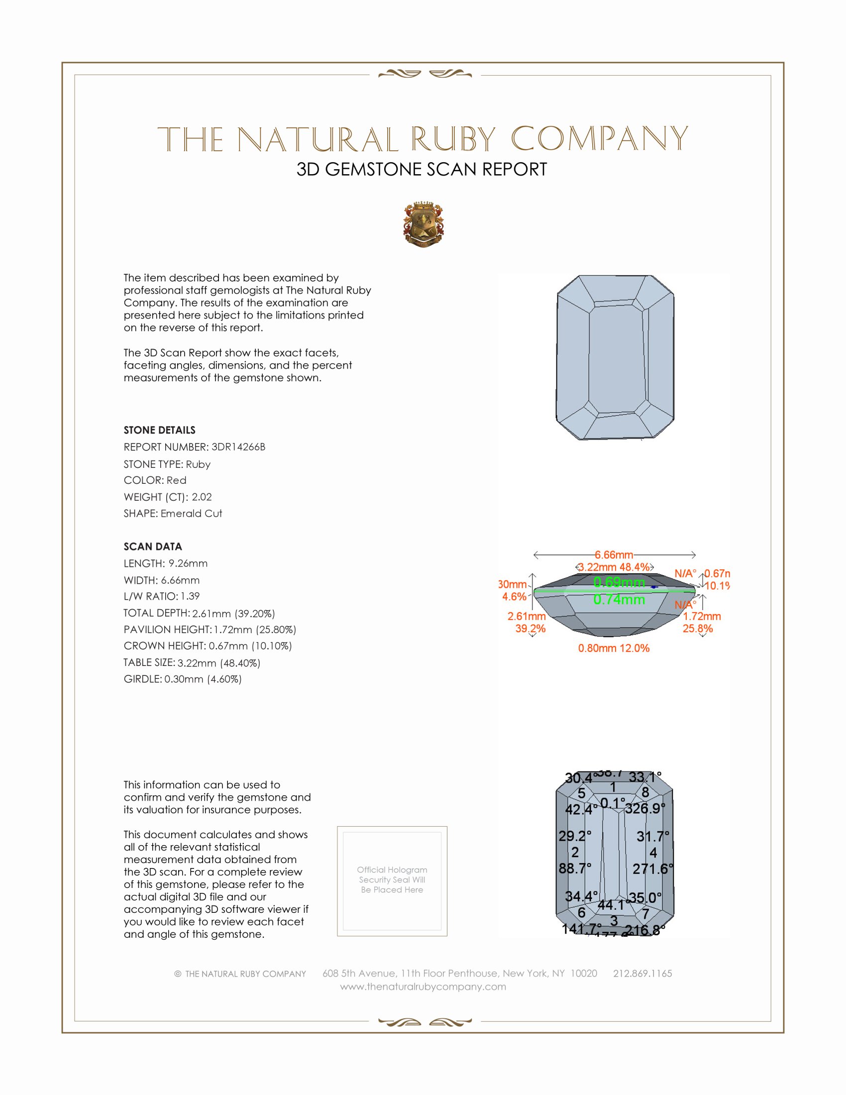 2.02 Ct. Ruby from Mozambique