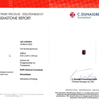2.03 Ct. Ruby from Mozambique Scan Report