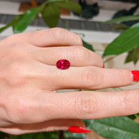 2.09 Ct. Ruby from Mozambique Life Style