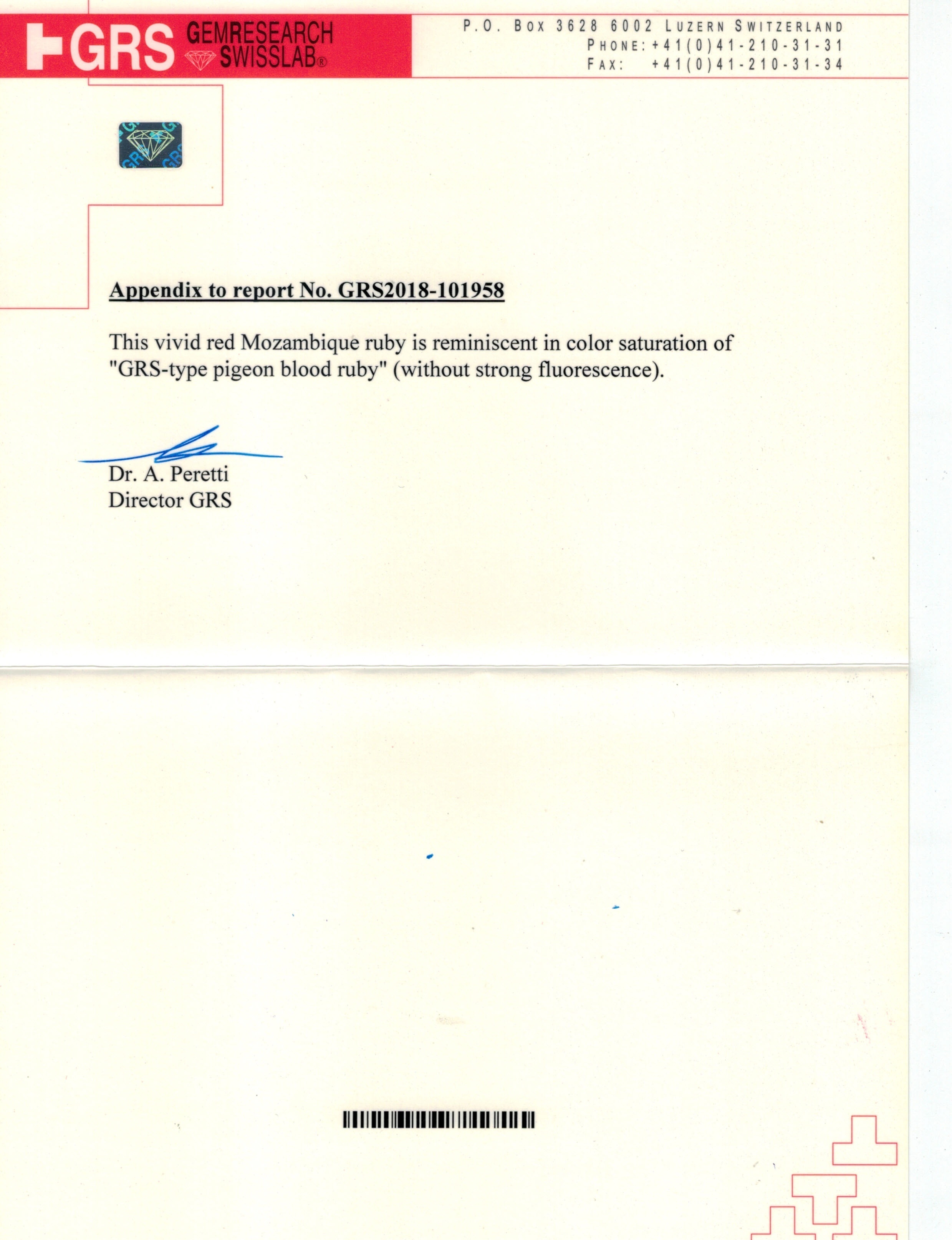 3.03 Ct. Ruby from Mozambique