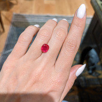 2.35 Ct. Ruby from Mozambique Life Style