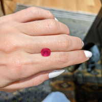 2.35 Ct. Ruby from Mozambique Life Style