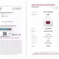1.54 Ct. Ruby from Burma (Myanmar) Scan Report
