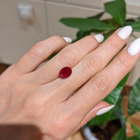 2.55 Ct. Ruby from Burma (Myanmar) Life Style
