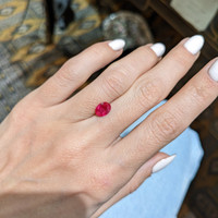 1.22 Ct. Ruby from Mozambique Life Style