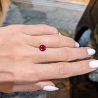 1.07 Ct. Ruby from Mozambique Life Style