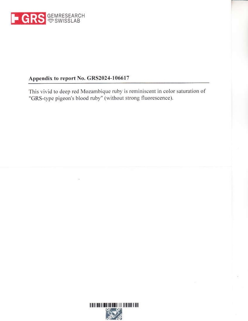 2.08 Ct. Ruby from Mozambique