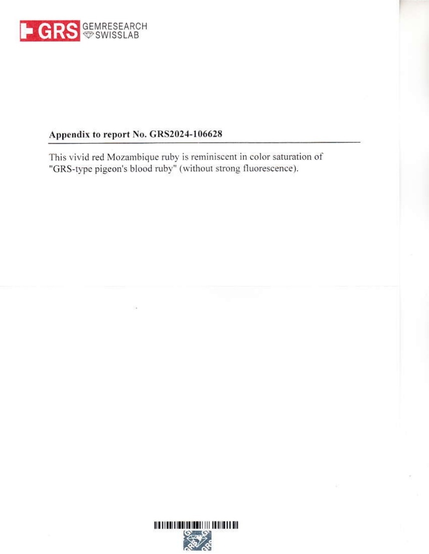 2.37 Ct. Ruby from Mozambique