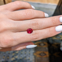 2.37 Ct. Ruby from Mozambique Life Style