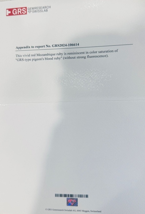 2.06 Ct. Ruby from Mozambique