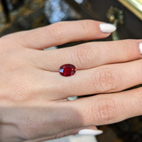 2.06 Ct. Ruby from Mozambique Life Style