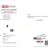 2.26 Ct. Ruby from Mozambique Scan Report