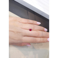 0.98 Ct. Ruby from Mozambique Life Style