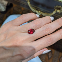 3.29 Ct. Ruby from Mozambique Life Style