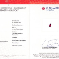 2.51 Ct. Ruby from Mozambique Scan Report