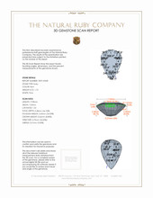1.73 Ct. Ruby from Mozambique 3 D Scan Report
