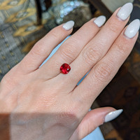 1.39 Ct. Ruby from Mozambique Life Style