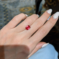1.38 Ct. Ruby from Mozambique Life Style