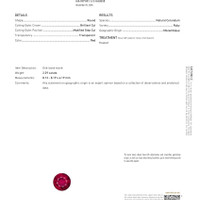 2.29 Ct. Ruby from Mozambique Scan Report