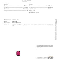 2.39 Ct. Ruby from Mozambique Scan Report