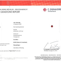 1.21 Ct. Ruby from Mozambique Scan Report