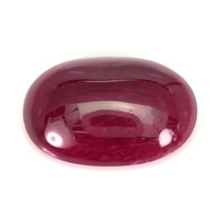 21.57 Ct. Cabochon Ruby from Mozambique Video