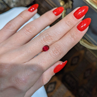 0.95 Ct. Ruby from Mozambique Life Style