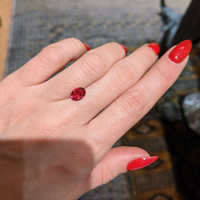 1.23 Ct. Ruby from Mozambique Life Style