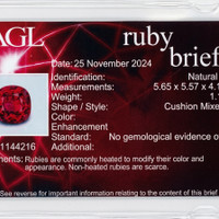 1.19 Ct. Ruby from Mozambique Scan Report